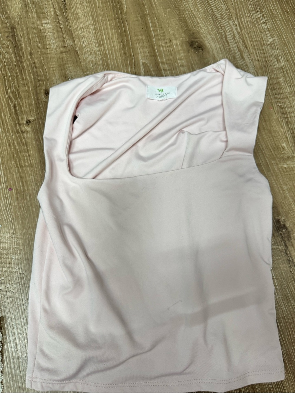 Free People Pale Pink Bandeau Tank Top